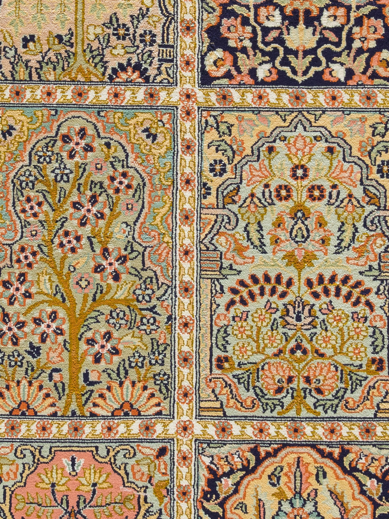 Kaschmir Seide 18/18 ca. 156 x 213 cm, Unikat / Einzelstück