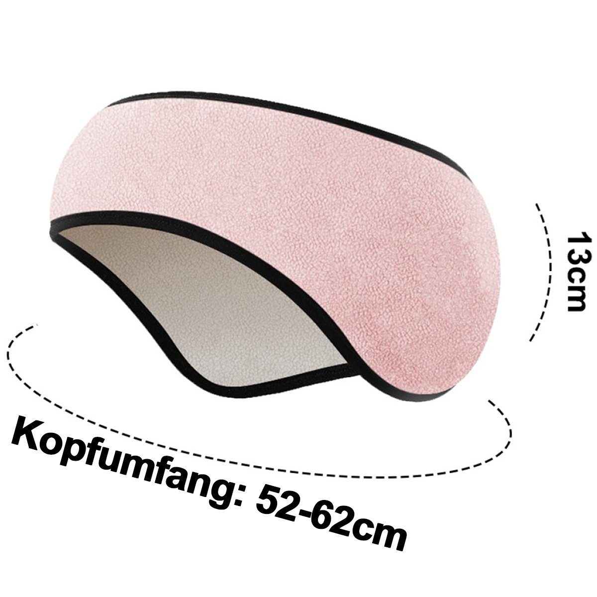 FeelGlad Ohrenwärmer Fleece-Ohrenwärmer, Ohrenschützer, Stirnband, für Männer und Frauen faltbar