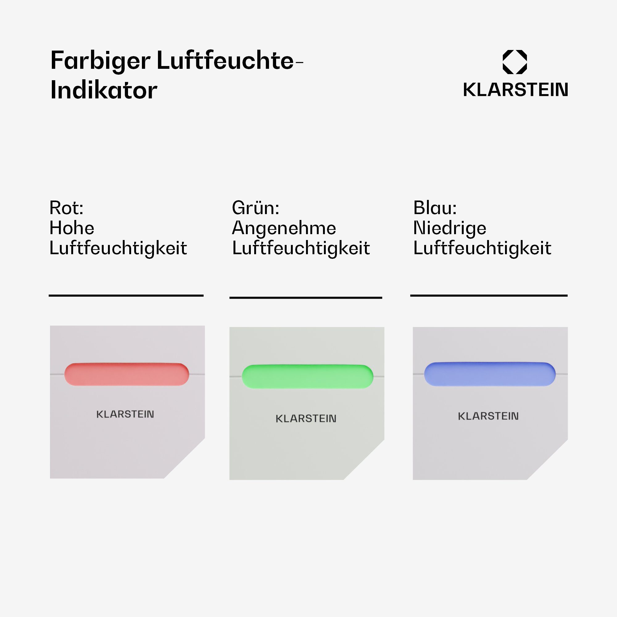 Klarstein Luftentfeuchter AeroDry 10 Luftentfeuchter, elektrisch 165W 10l/d 2,5 L Wasser Tank