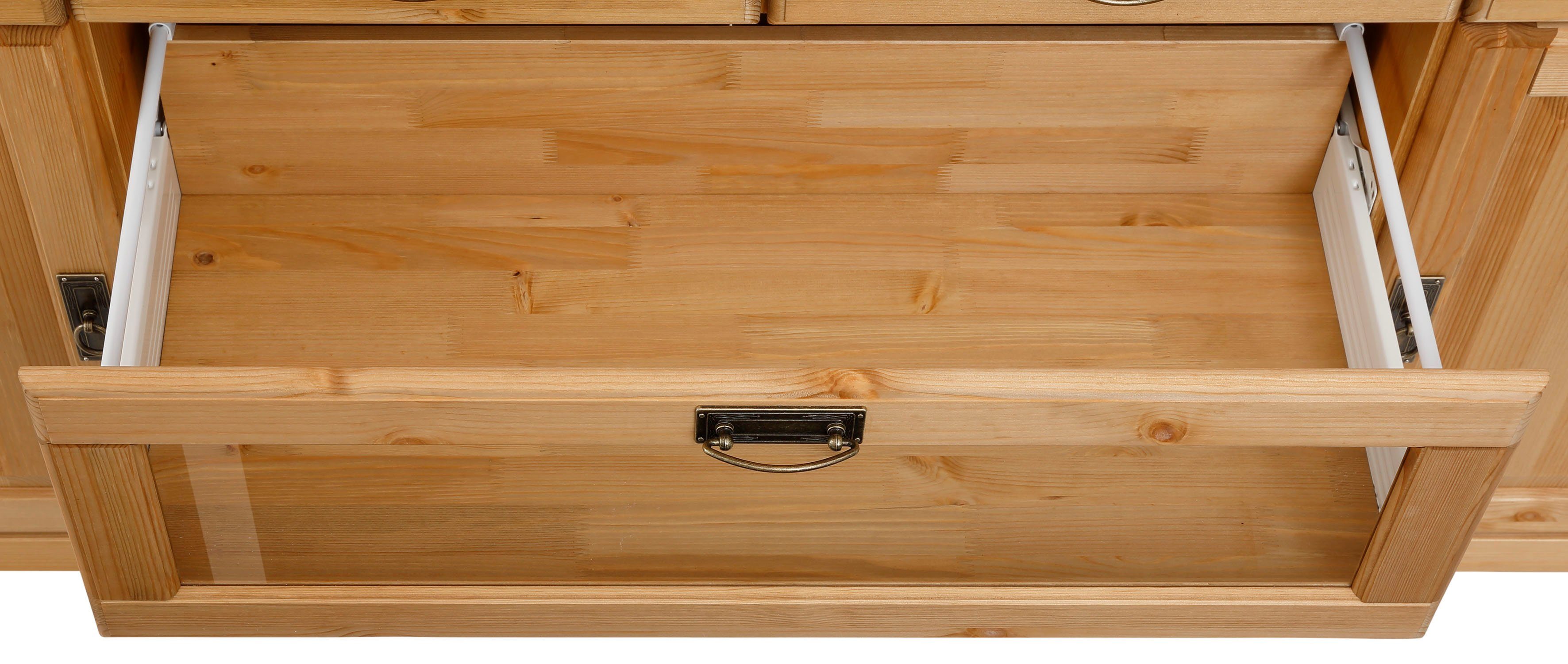 Home affaire Buffet Ruegen aus Massivholz, im Landhausstil