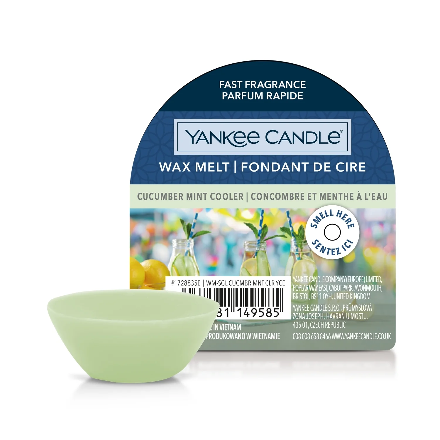 Wax Melts Uborka-Menta Hűsítő - Illatos gyertya