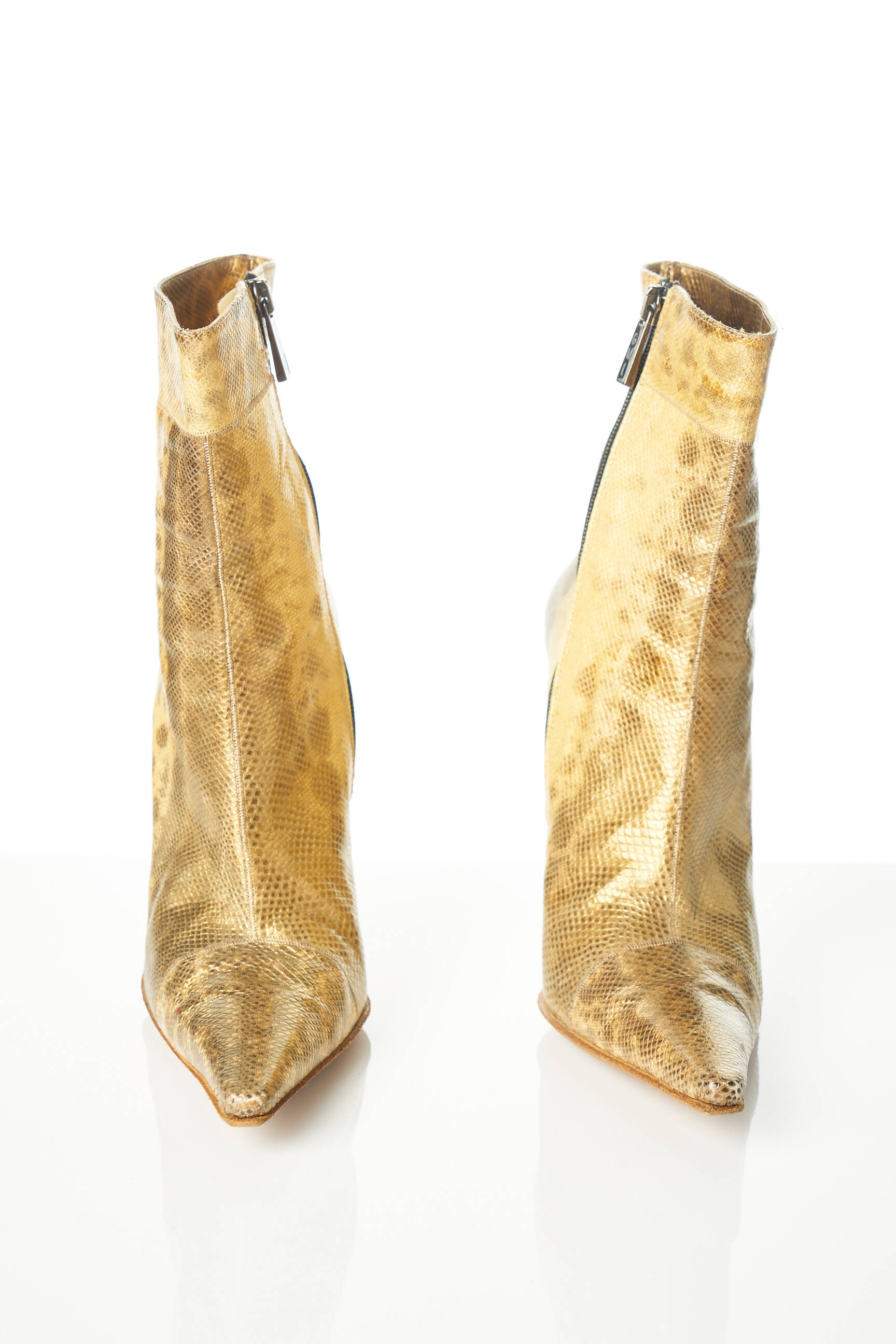 Gianmarco Lorenzi Bottines Femme couleur jaune
