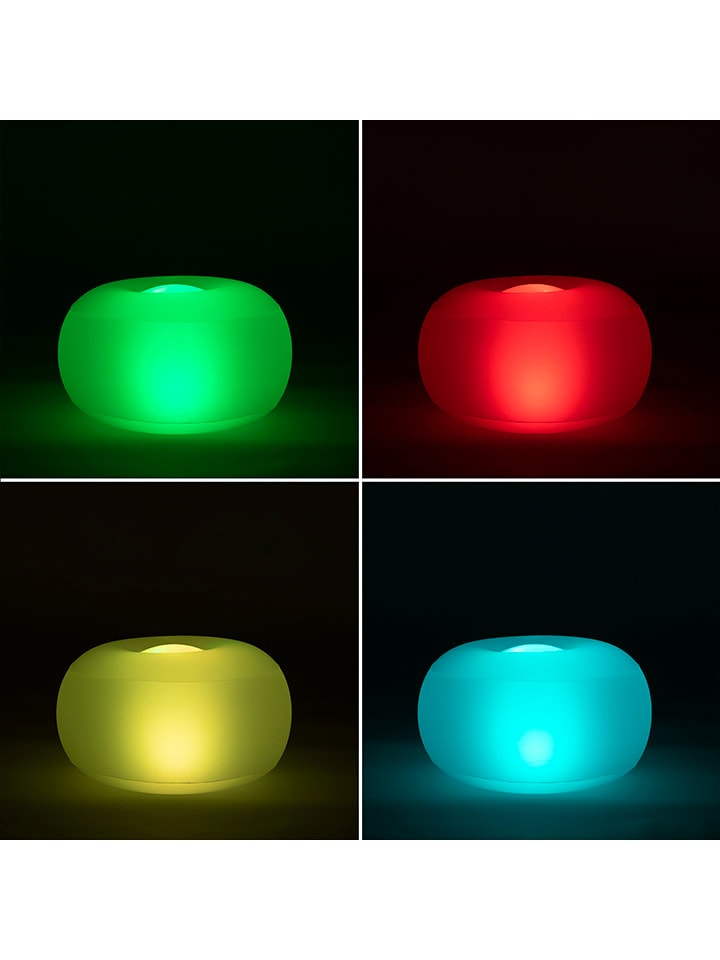 InnovaGoods Aufblasbarer Pouf mit Farbwechsel günstig kaufen onesize
