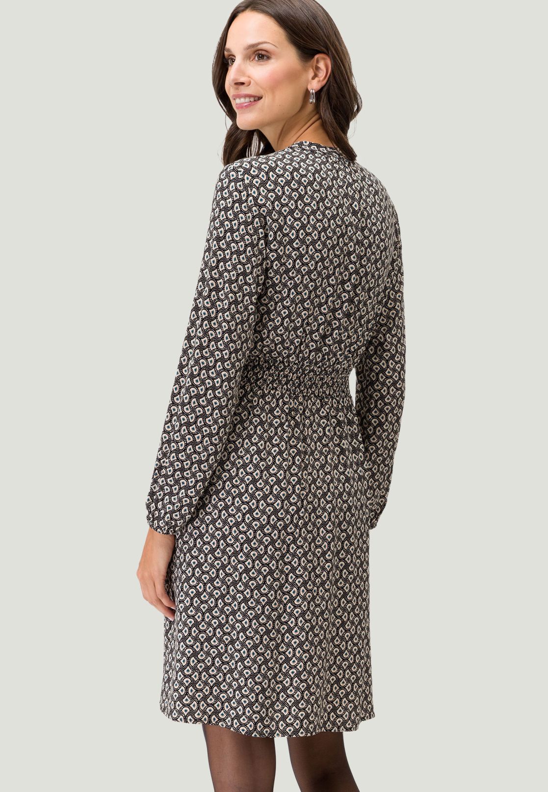 Minikleid mit grafischem Print