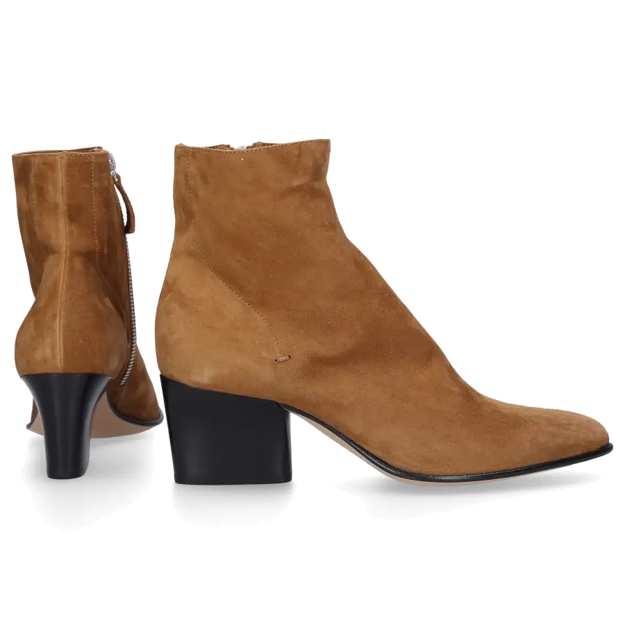 Pomme D`OR - Klassische Stiefeletten 6941 Veloursleder - braun