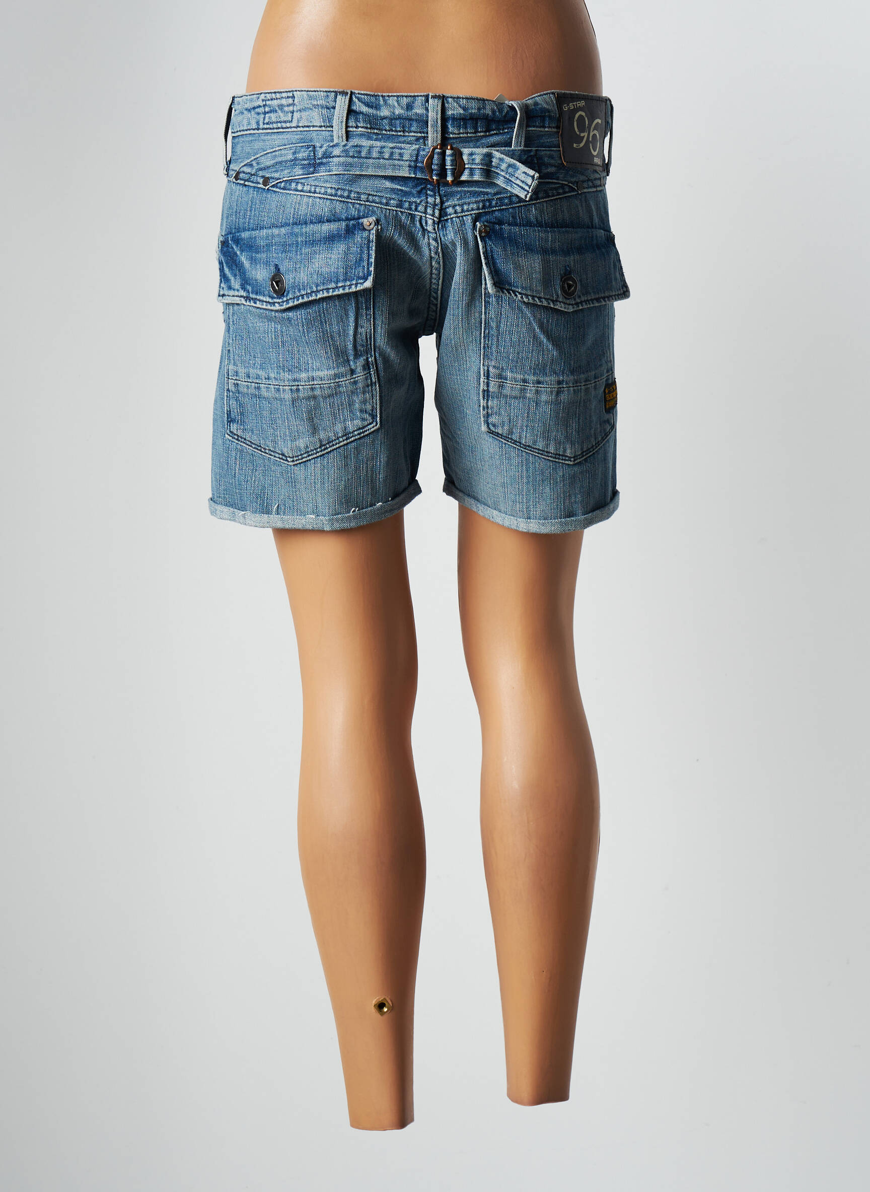 G Star Shorts 1 Femme couleur bleu