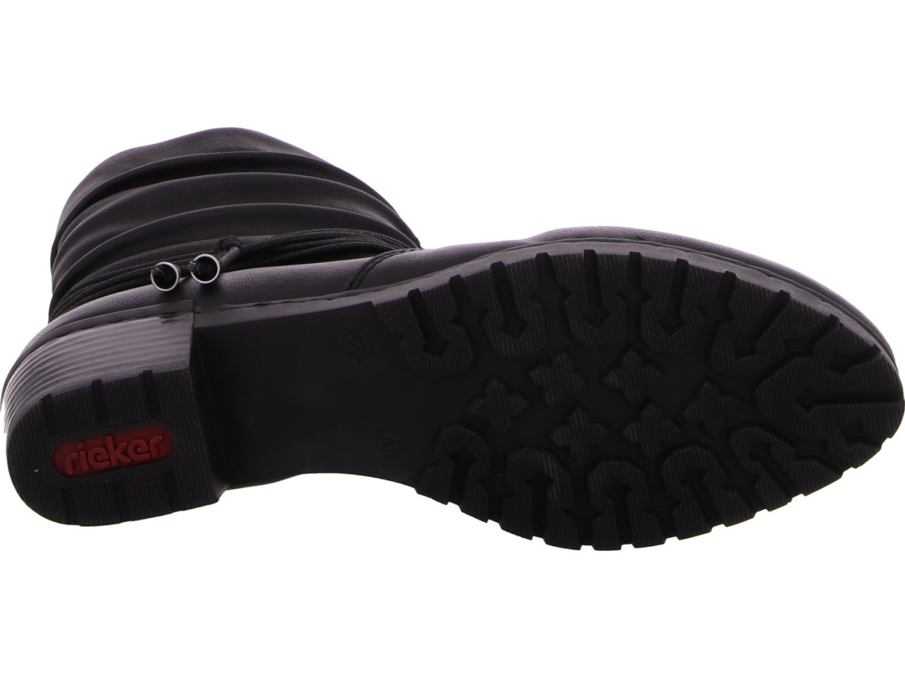 RIEKER Schnür-Stiefeletten schwarz
