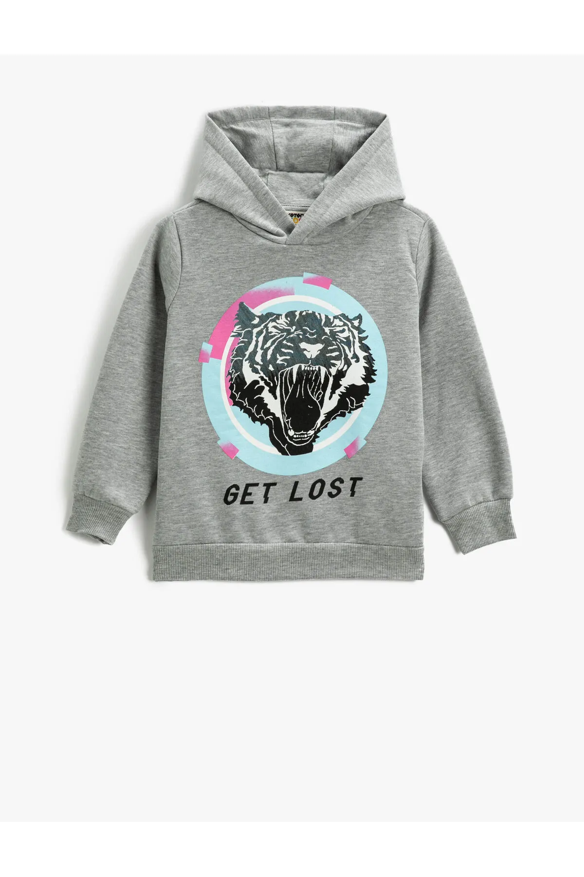 Koton  Kapuzenpullover mit Tiger-Print
