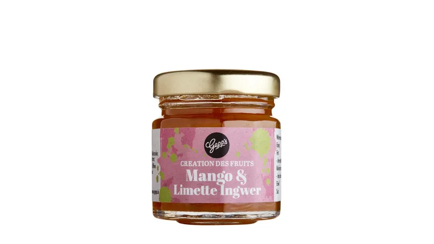 Gepp's Fruchtaufstrich Mango mit Ingwer & Limette 125 g