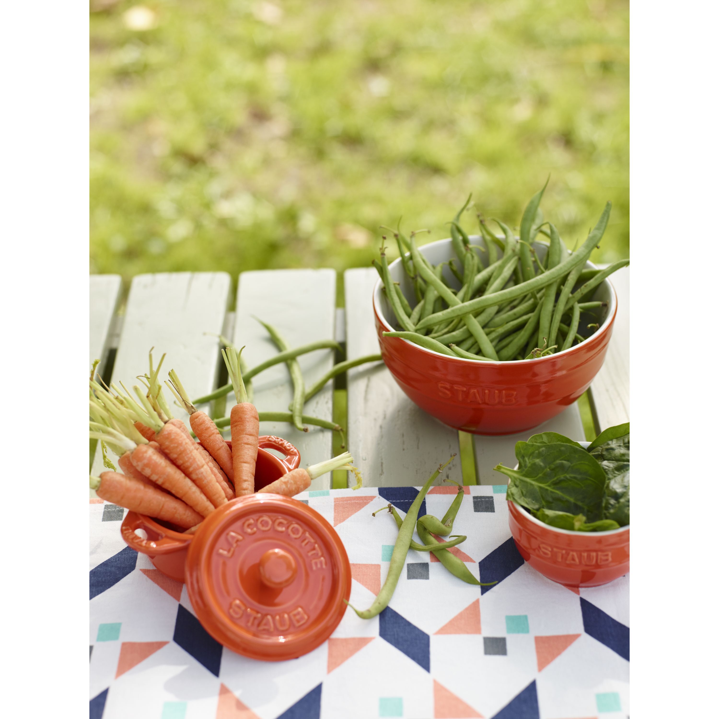 Schüssel 12 cm, Keramik, Orange