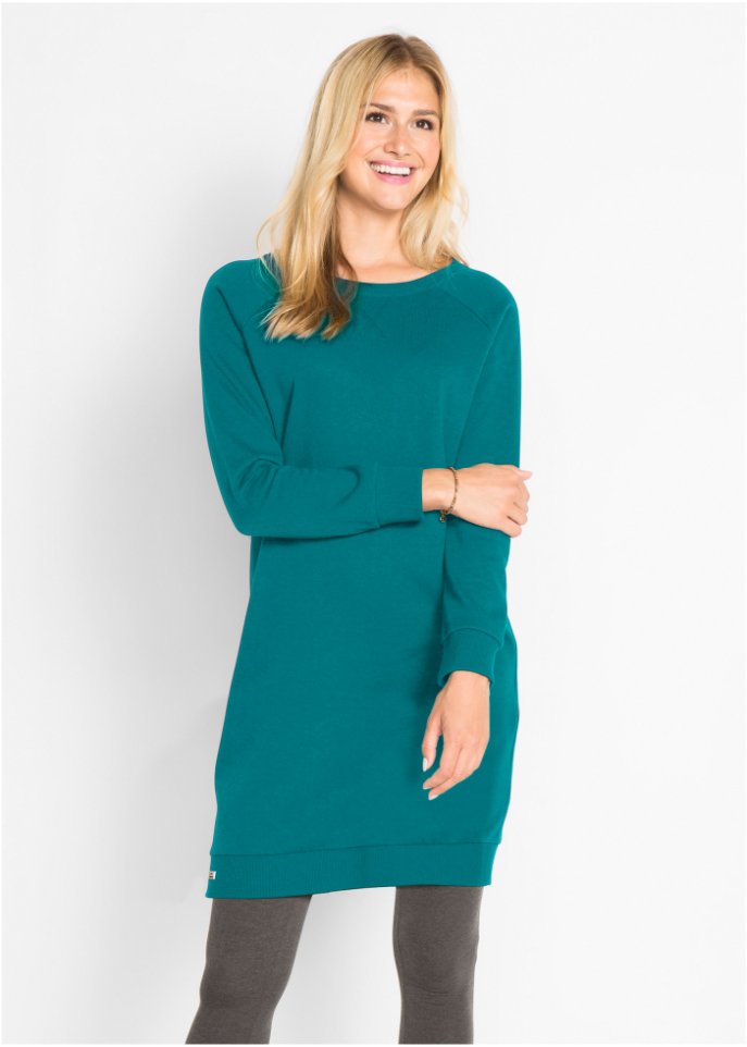 Sweatkleid mit Raglanärmeln