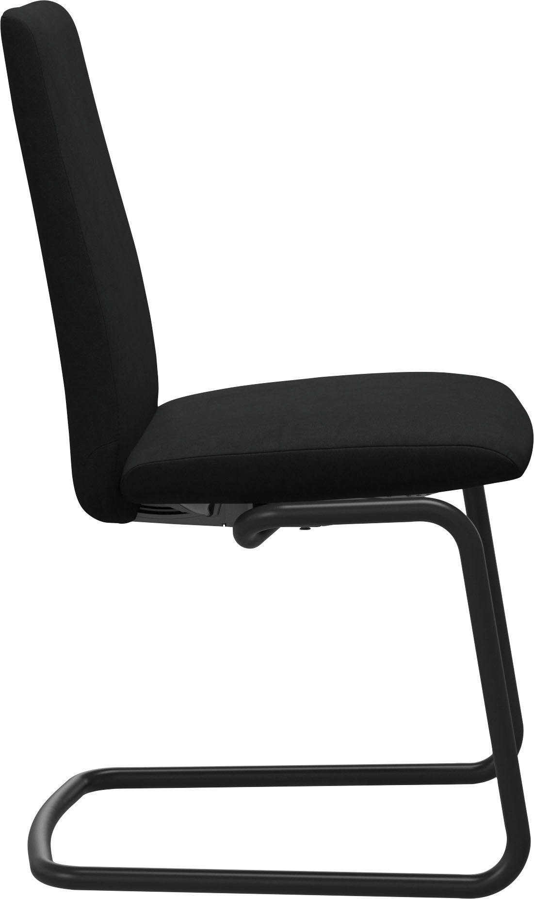 Stressless® Polsterstuhl Laurel, Low Back, Größe M, mit Beinen aus Stahl in Schwarz matt