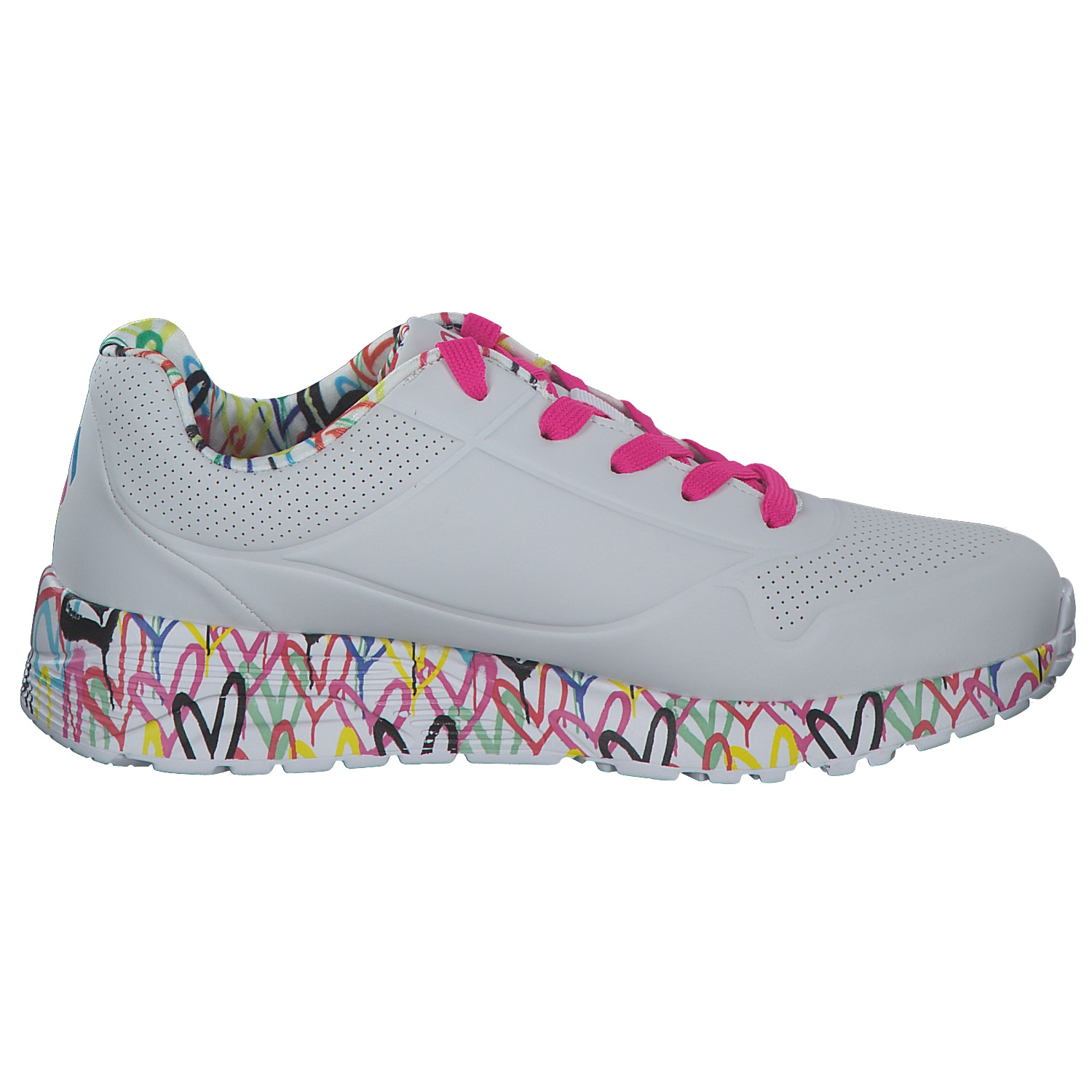 Skechers 314976L , Schnürschuhe, Damen, WEIß