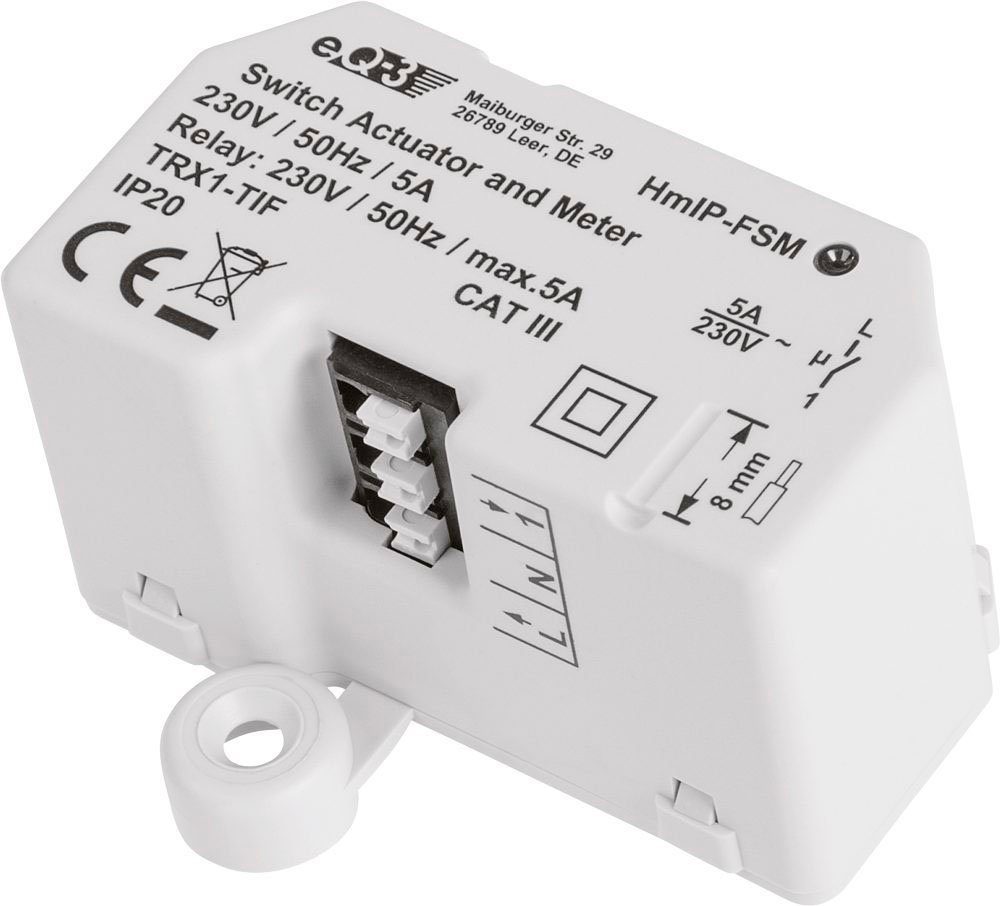 Homematic IP Schalt-Mess-Aktor - Unterputz (142721A0) Smart-Home-Zubehör