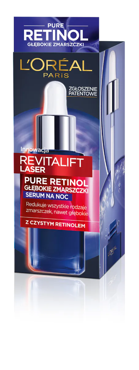 „L'Oréal Paris De Revitalift Laser Pure Retinol“ naktinis veido serumas