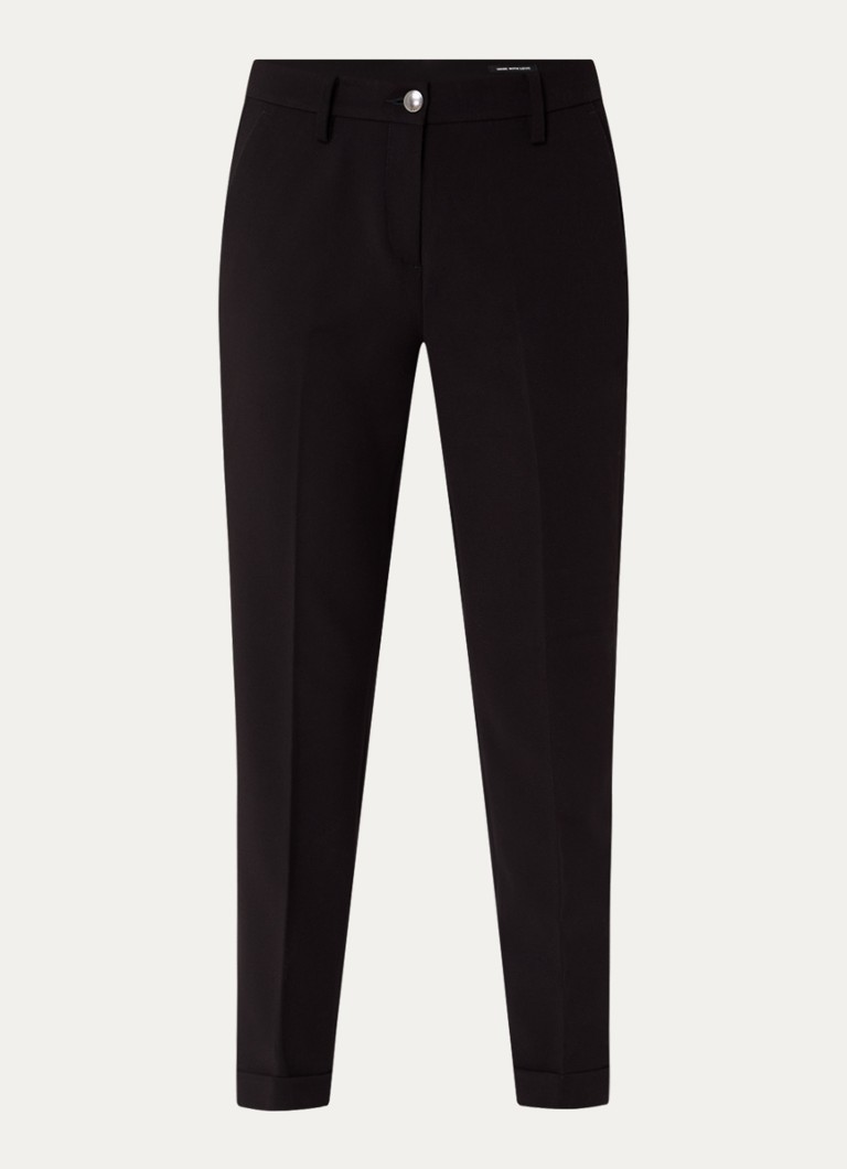 MAC Jeans Korkeavyötäröiset, kapenevat crop-chinot sivutaskuilla