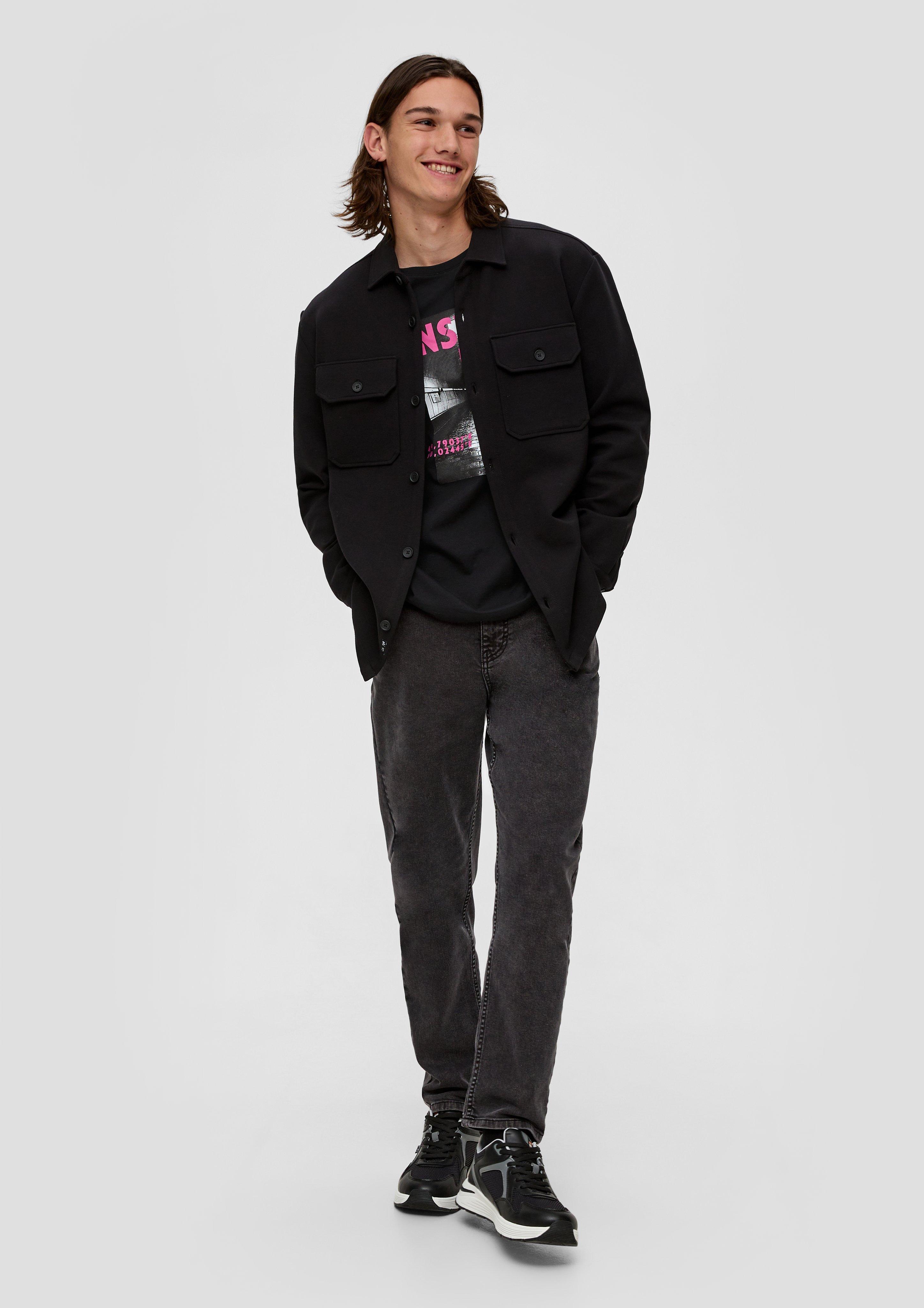 Longsleeve mit Front- und Rückenprint  2138576-99D0