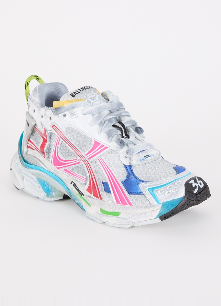 Baskets Balenciaga Runner avec détails en mesh