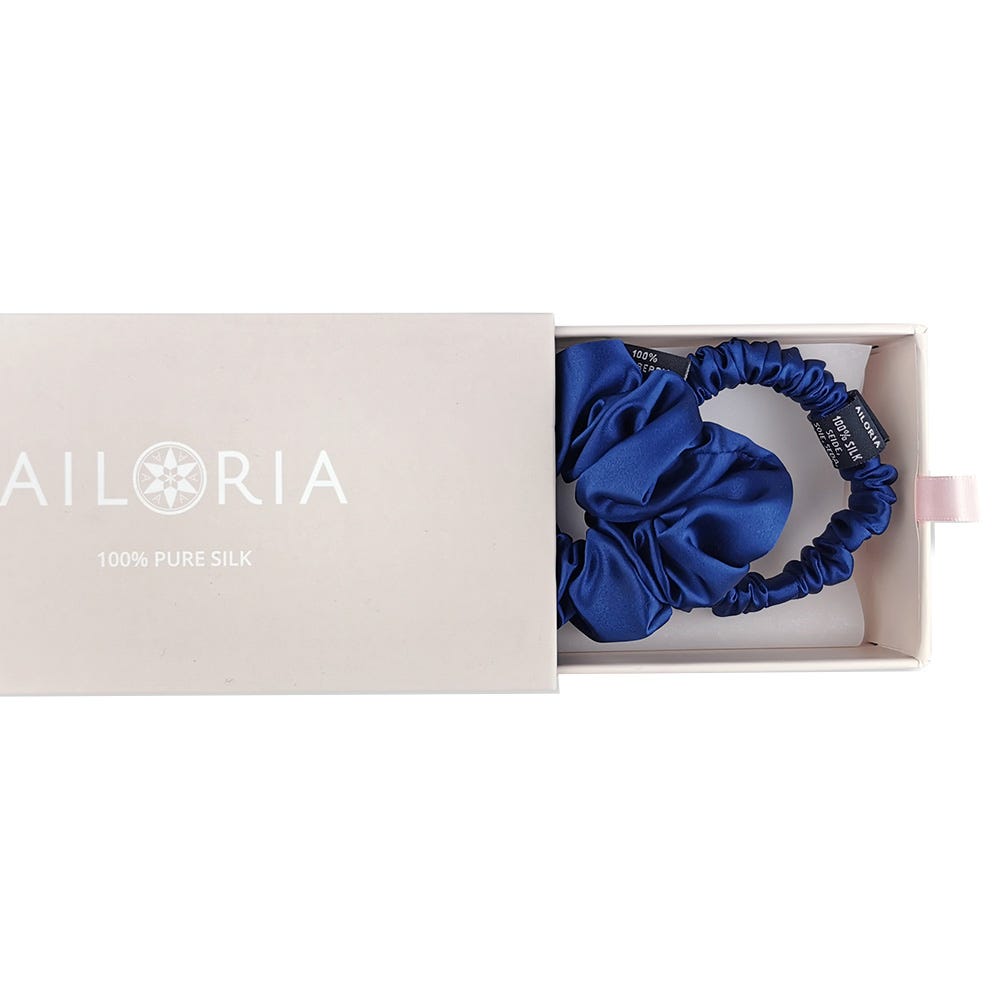 Ailoria Doux Set Scrunchie S und M Blau