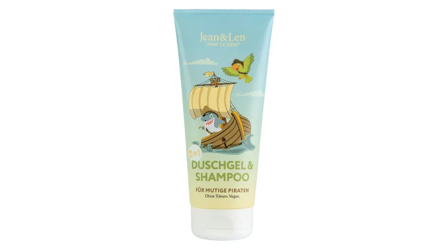 Jean&Len 2in1 Duschgel & Shampoo für mutige Piraten 200 ml