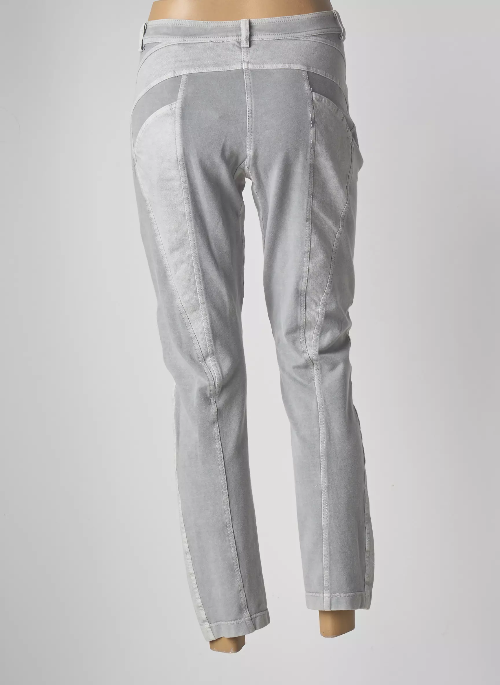 Daniela Dallavalle Pantalon7 8 Femme couleur gris