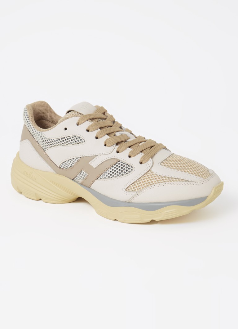 Hogan Jogging H665 ādas kedas ar sietiņa detaļām