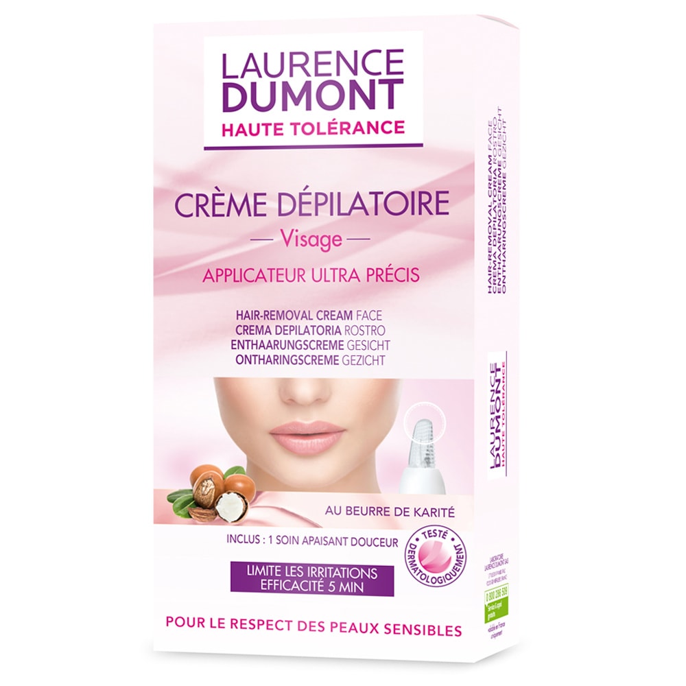 Laurence Dumont Crème Dépilatoire Visage Idéal pour les peaux sensibles