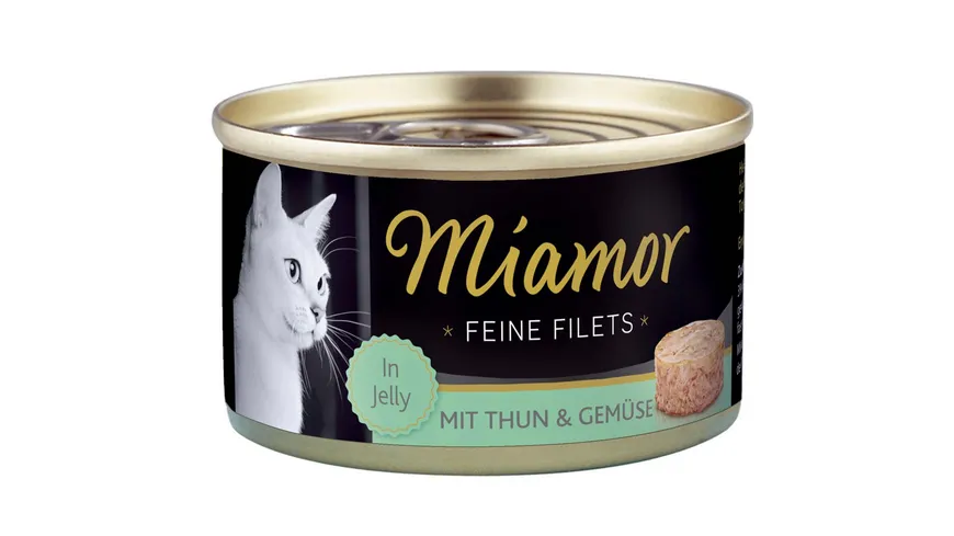 Miamor Katzennassfutter Feine Filets Thunfisch & Gemüse 100 g