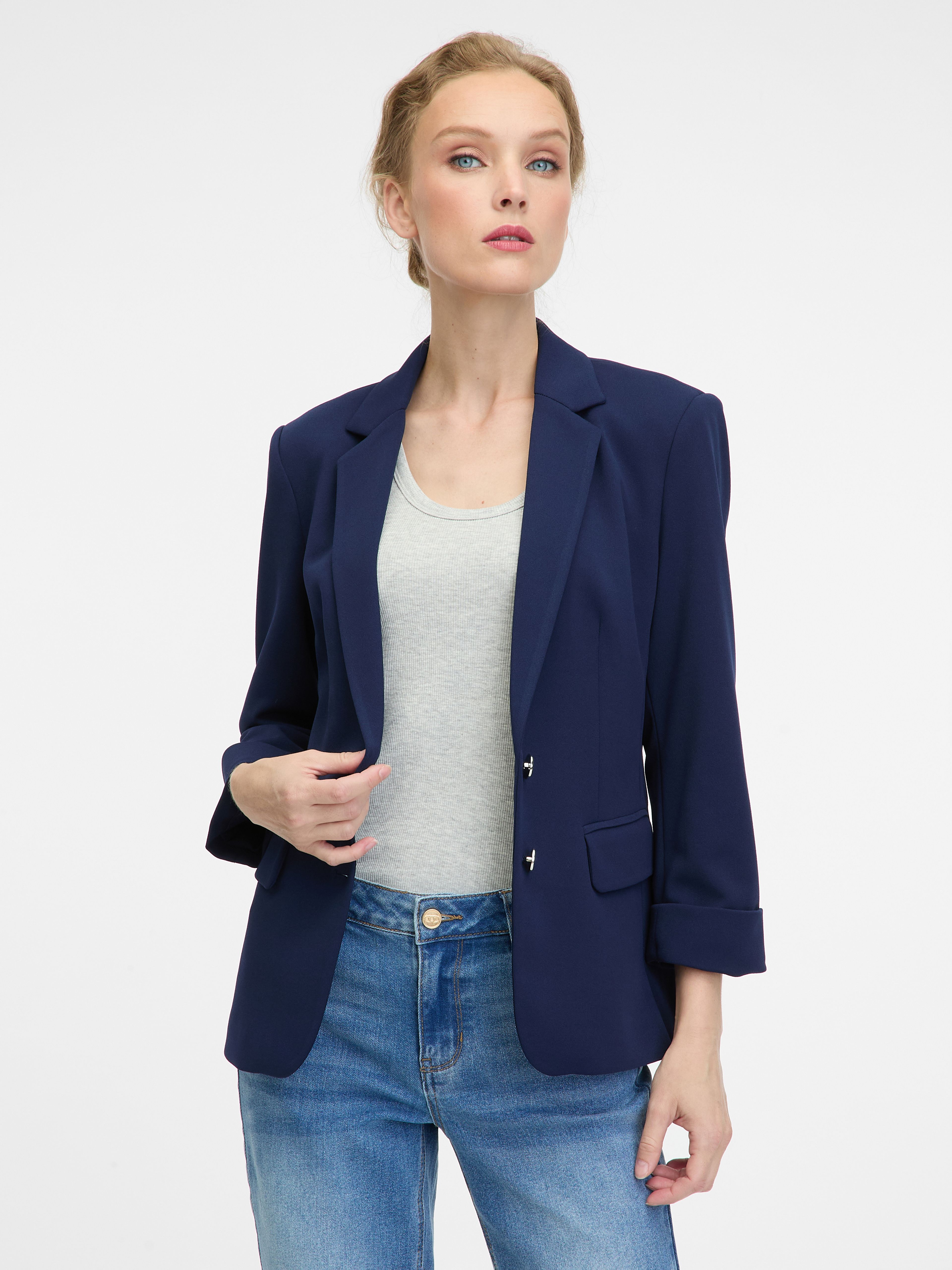 Dunkelblaue Damenjacke ORSAY