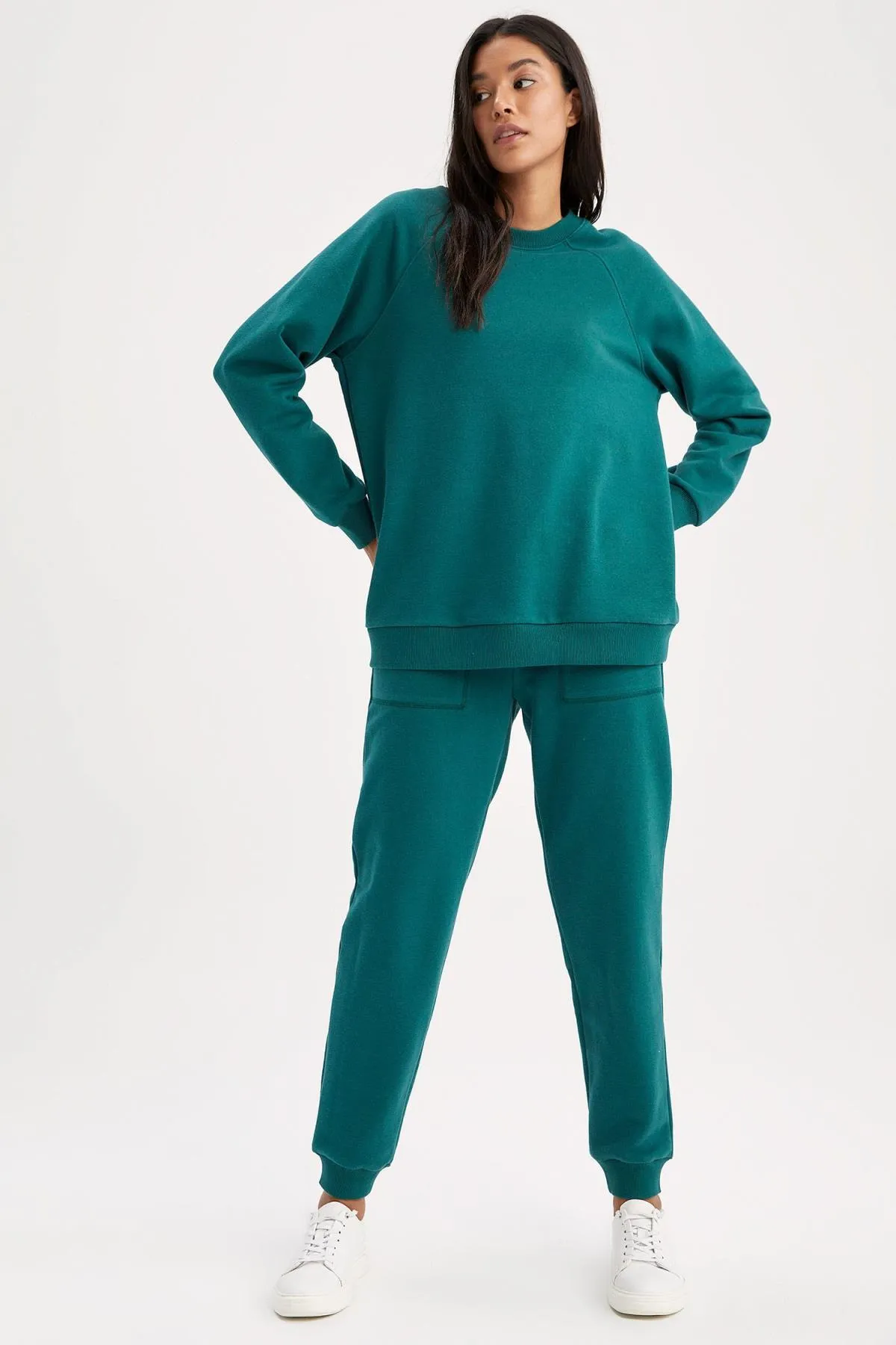 DeFacto  Jogger-Jogginghose mit normaler Passform und Spitzen-Taillentasche