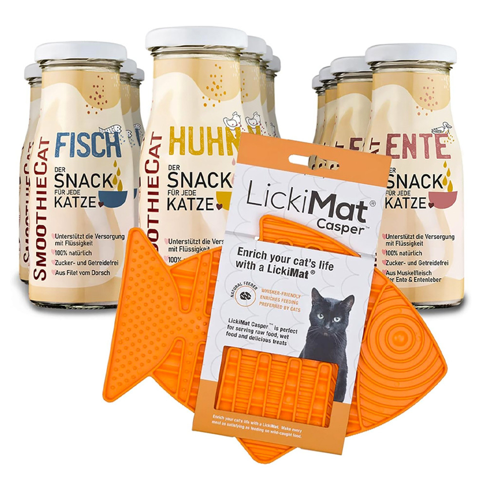 SmoothieCat Katzenmilch & Getränke SmoothieCat Mix + Lickimat Orange 1,8 kg