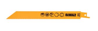 DeWalt Tillbehör DT2353-QZ HCS 203 x 1,8 mm Tigersågblad för metall 5 delar