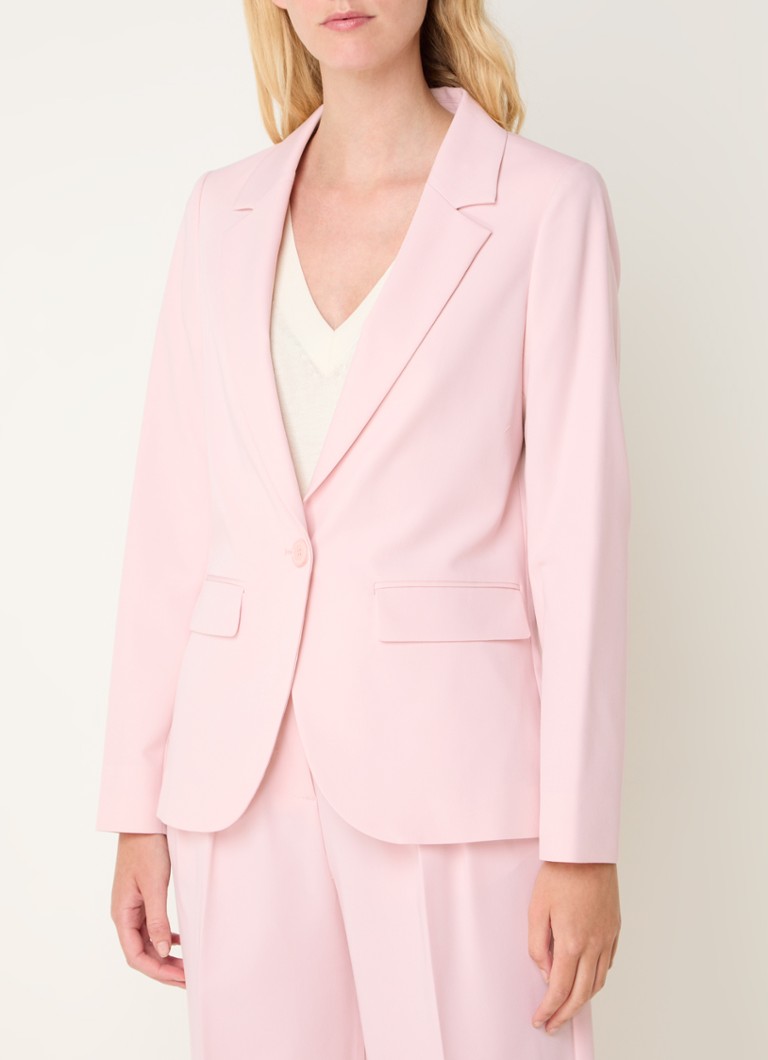 Benetton Blazer with shoulder pads and flap pockets