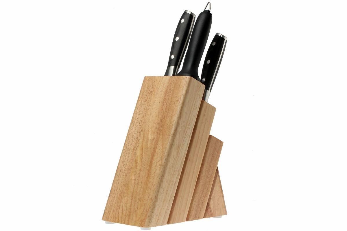 Eden Classic Damast 6-teiliges Messerset mit Block