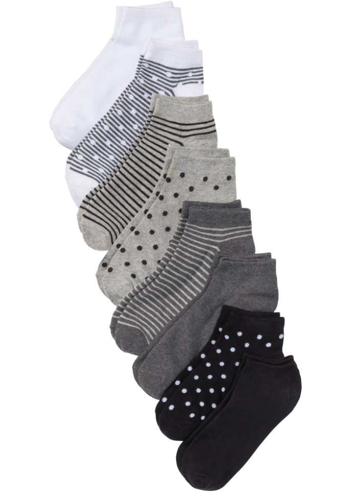 Sneakersocken (8er Pack) mit Bio-Baumwolle