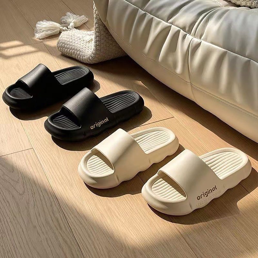 Geistesblitz Badeschuhe Unisex Badesandale (Badeschlappen Unverzichtbare Hausschuhe für das Badezimmer, 1-tlg., Schnell Trocknende Duschhausschuhe) rutschfeste Badelatschen