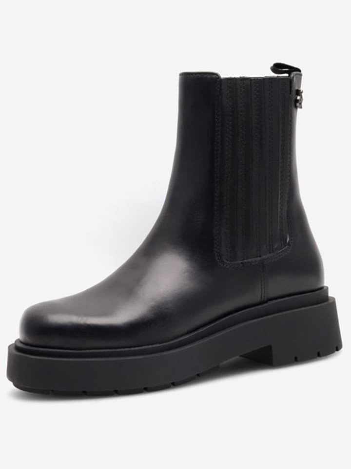Lasocki Leder-Chelsea-Boots in Schwarz günstig kaufen