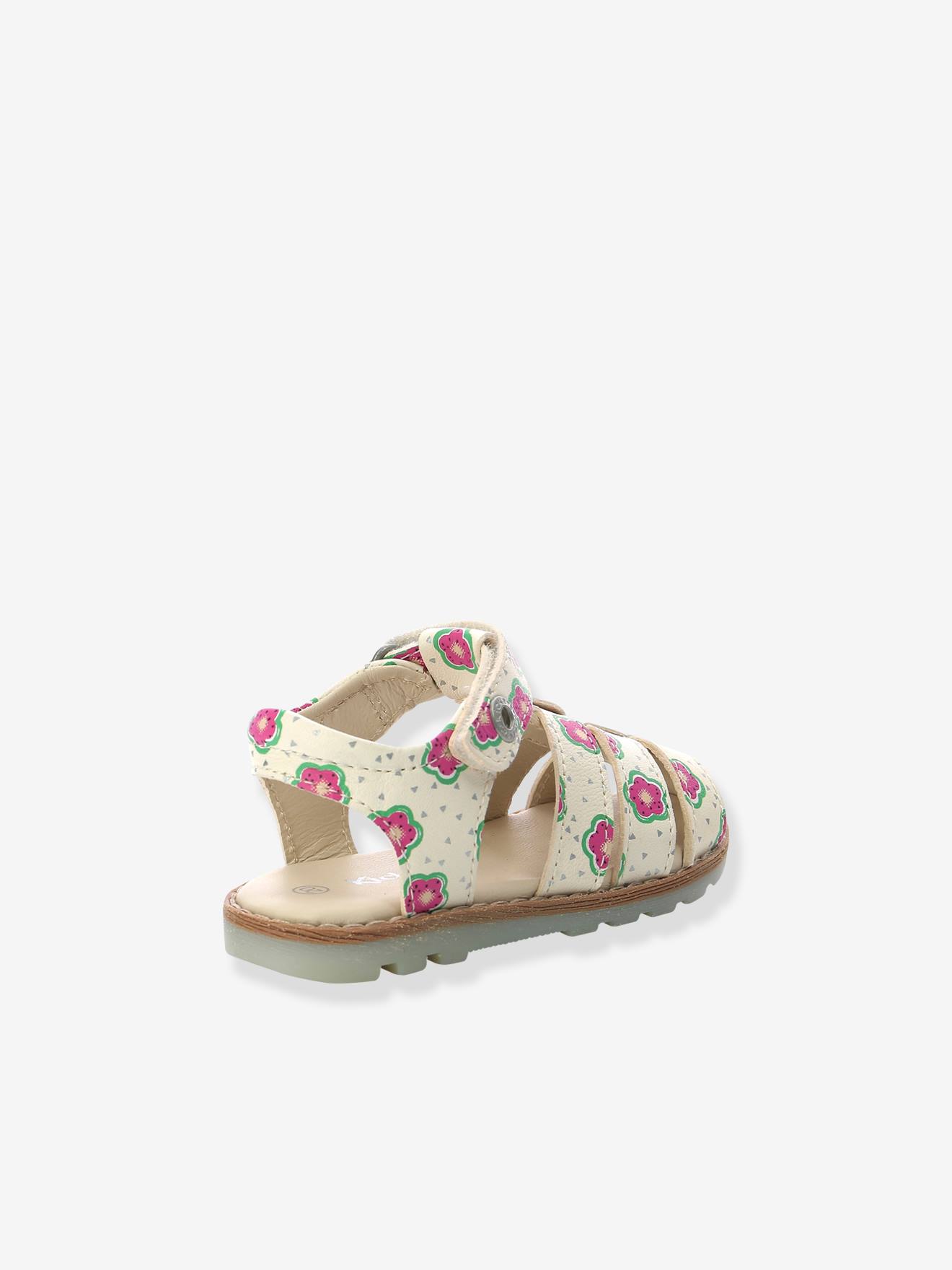 Kickers Baby Sandalen NONOSTI ICONIQUE NONORALLY KICKERS - gelb geblümt