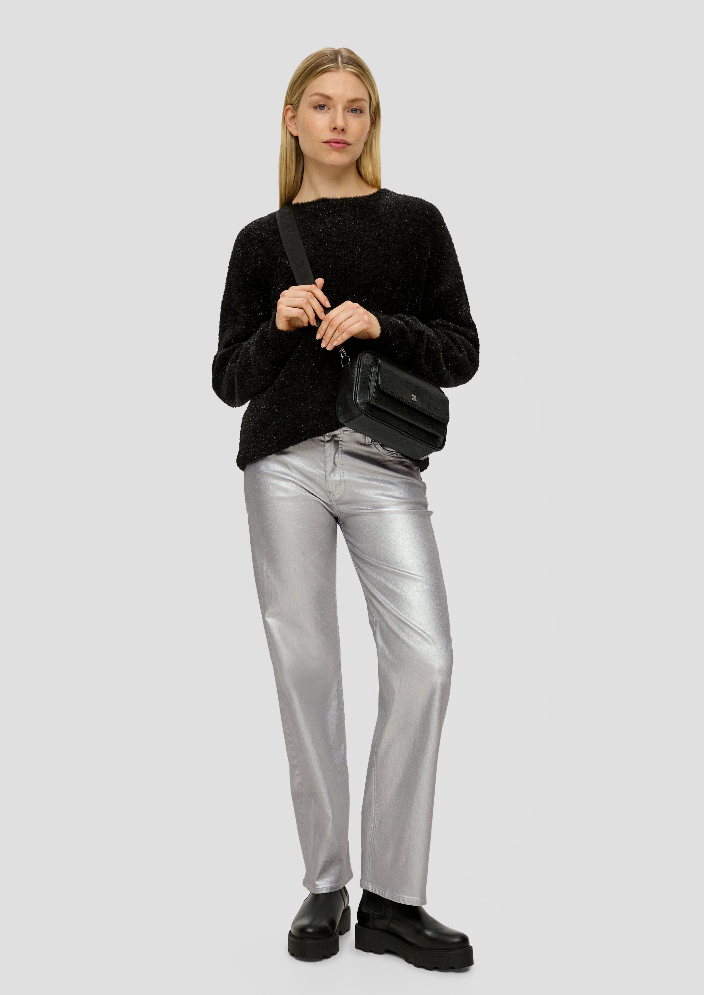 Jeans Karolin / Regular Fit / Mid Rise / Straight Leg / Metallic  2138742-01Z8