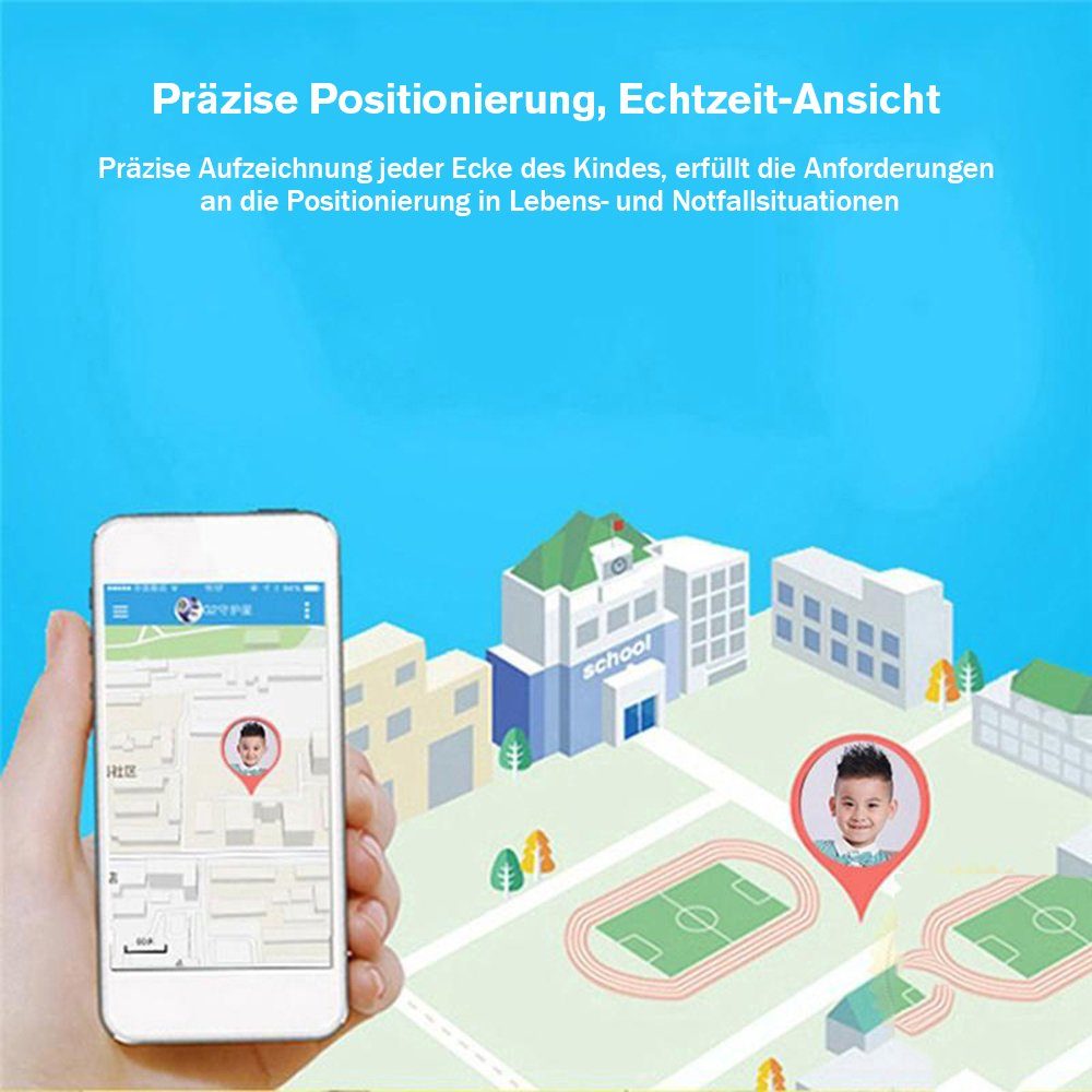 Bothergu Smartwatch, Jungen Mädchen 3-13 Jahre Kinder Geburtstagsgeschenk (Rosa)