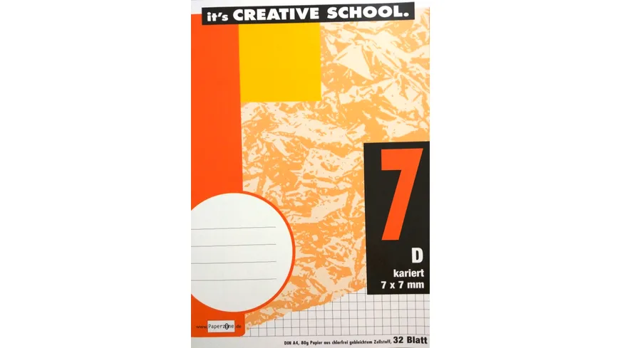 PAPERZONE Heft A4 Lineatur 7 32 Blatt