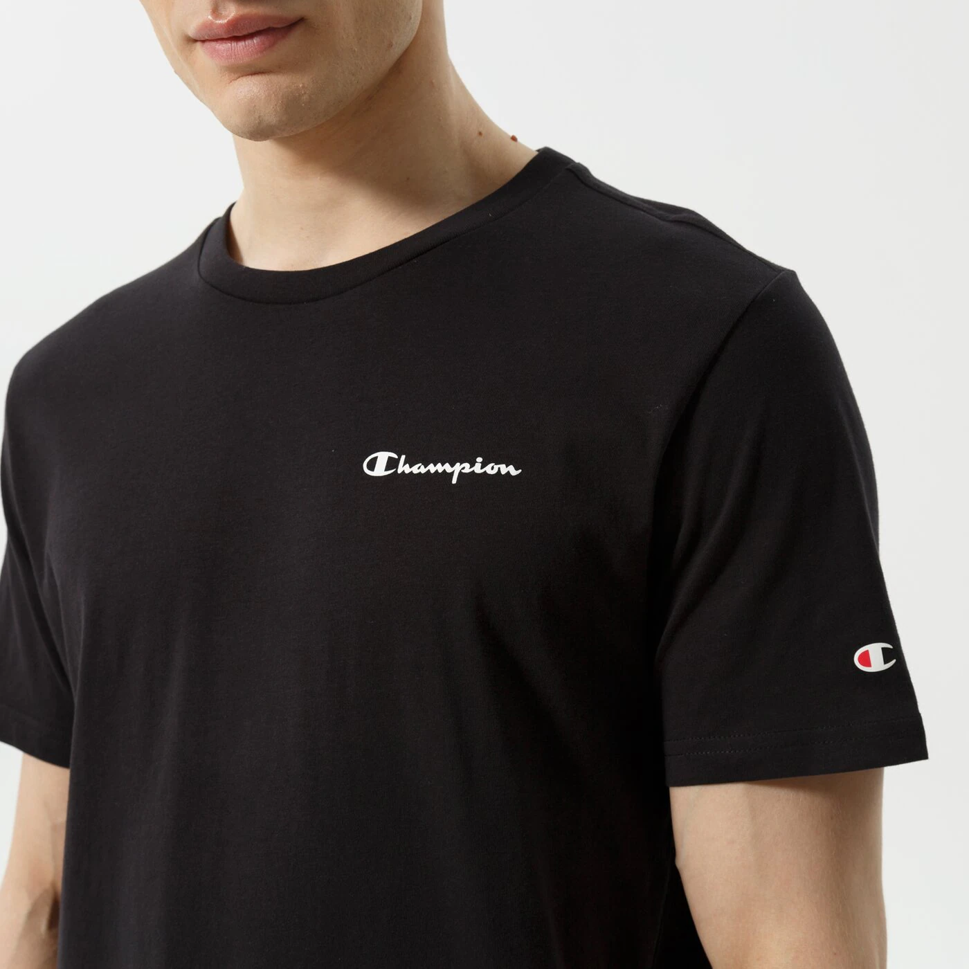 CHAMPION T-SHIRT CREWNECK T-SHIRT Schwarz