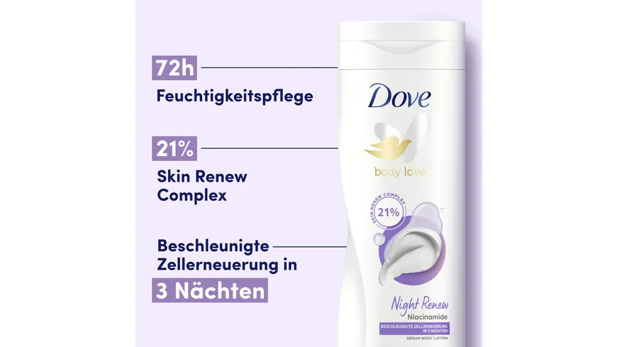 Dove Body Lotion Night Renew Serum 400 ml