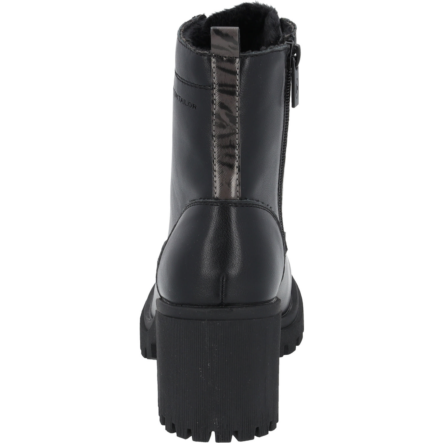 Tom Tailor 6390440 Schnürer, Stiefeletten, Damen, Schwarz