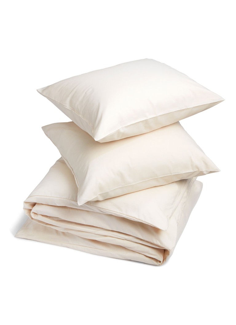 Set de lenjerie de pat Yumeko Latte Tencelblend cu 210 fire – cu fețe de pernă incluse