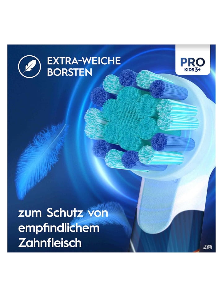 Oral-B Zahnbürste Pro Kids Spiderman in Blau günstig kaufen onesize