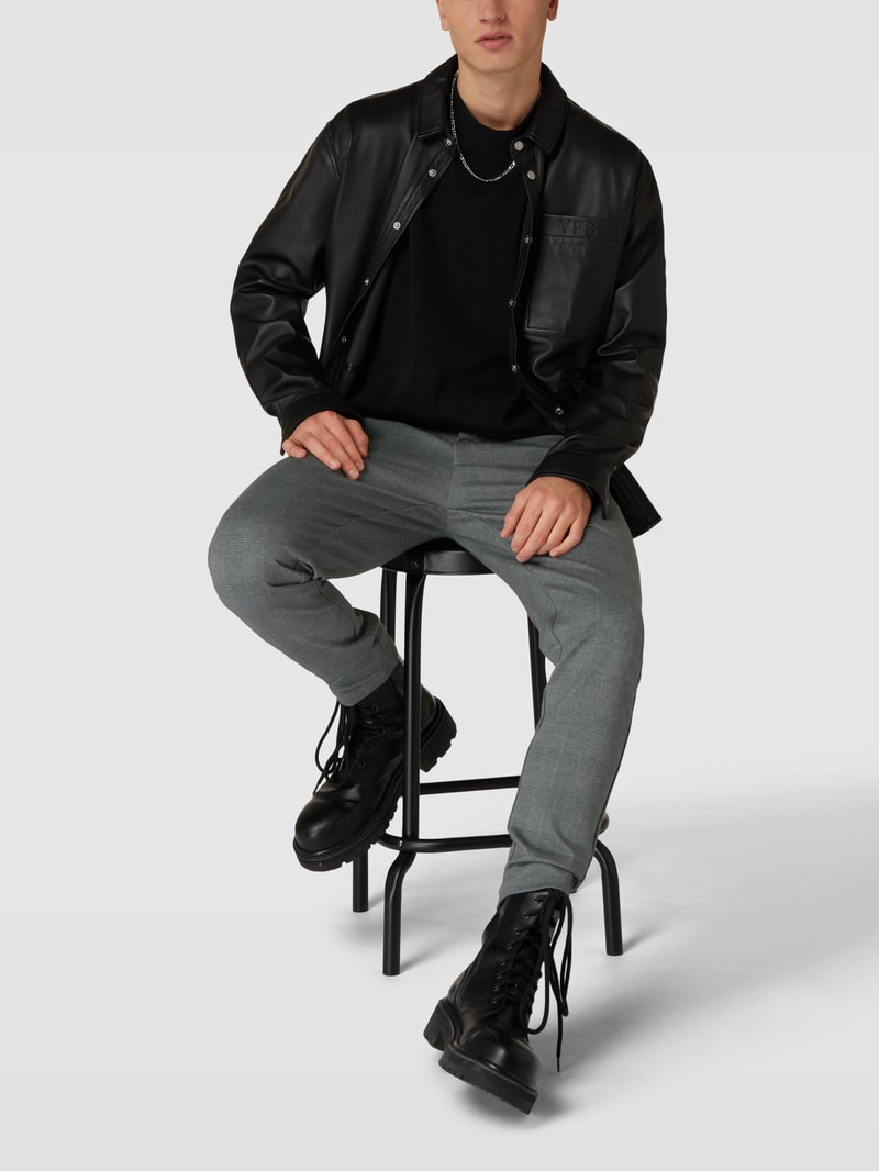 Tapered Fit Hose mit Stretch-Anteil Modell 'Mark' in anthrazit
