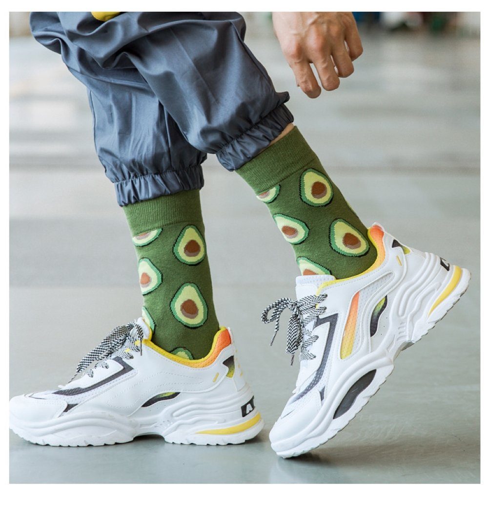 Alster Herz Freizeitsocken 4 oder 8 Paar Motiv, lustige bunte Socken, unisex, Geschenk, A0375 (Set, 4-Paar) Baumwolle Motiv Socken, Größe 36-43