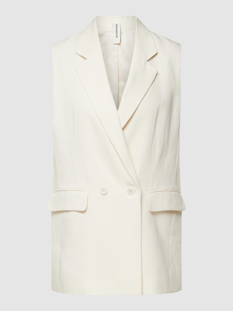 Blazer mit Pattentaschen Modell 'HAINAULT' in offwhite