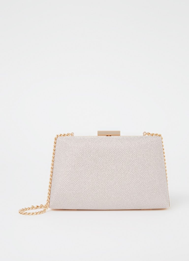 Dune London Bellaria clutch with detachable shoulder strap